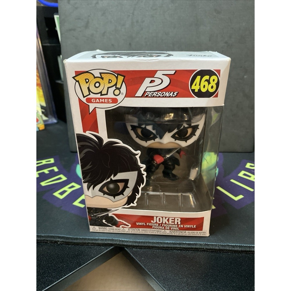 2020 Funko Pop! Games Persona 5 P5 Joker #468 Rare